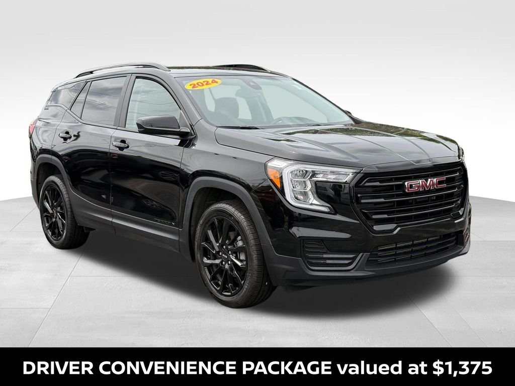 Used 2024 Ebony Twilight Metallic GMC SLE image 4