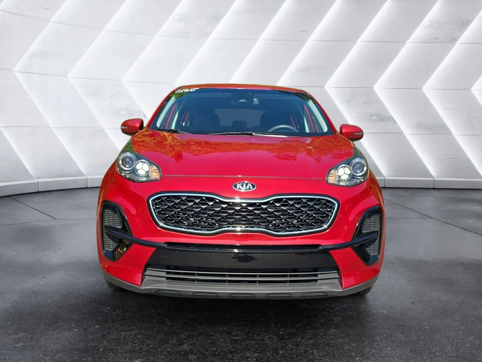 Used 2021 Red Kia LX image 8