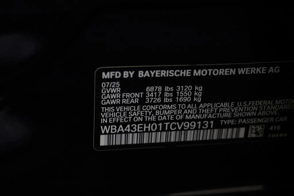 Certified Used 2026 Black BMW 750e xDrive image 26
