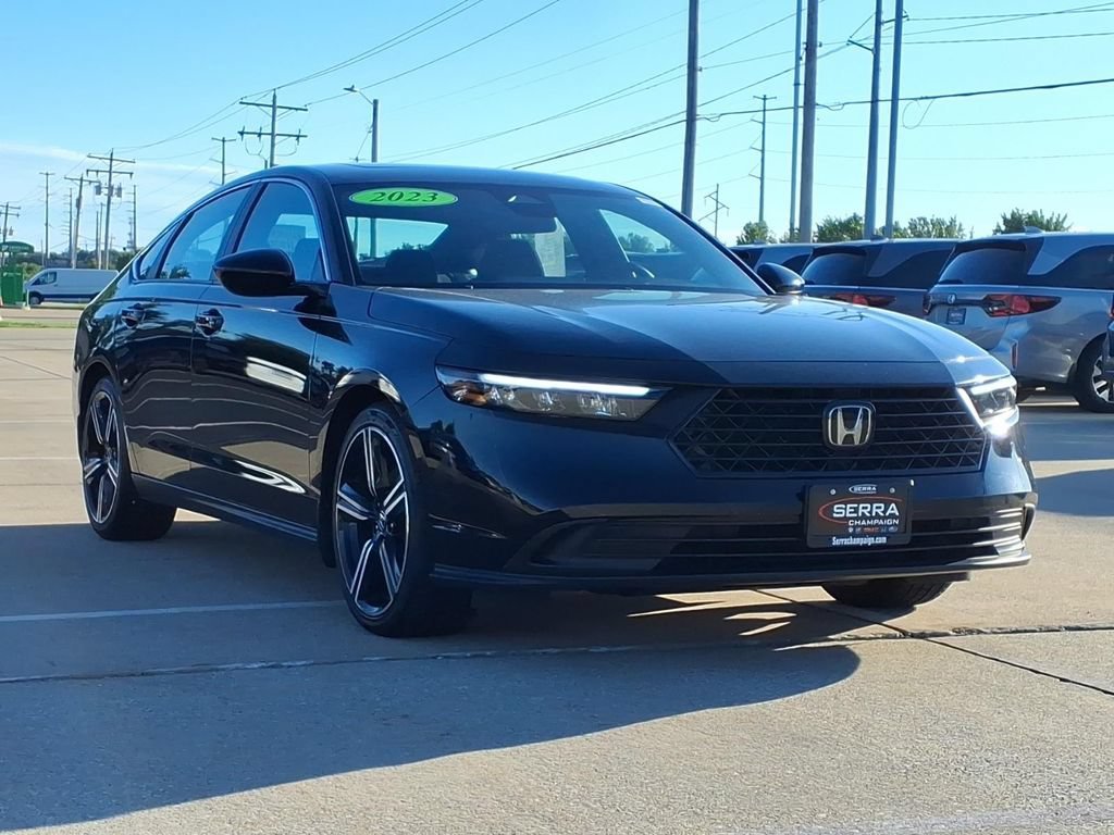 Certified Used 2023 Crystal Black Pearl Honda HYBRID SPORT BD image 35