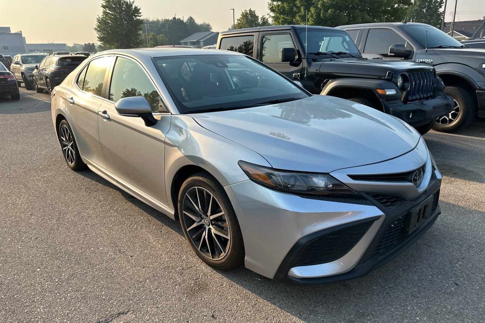 Used 2024 Silver Toyota SE image 2