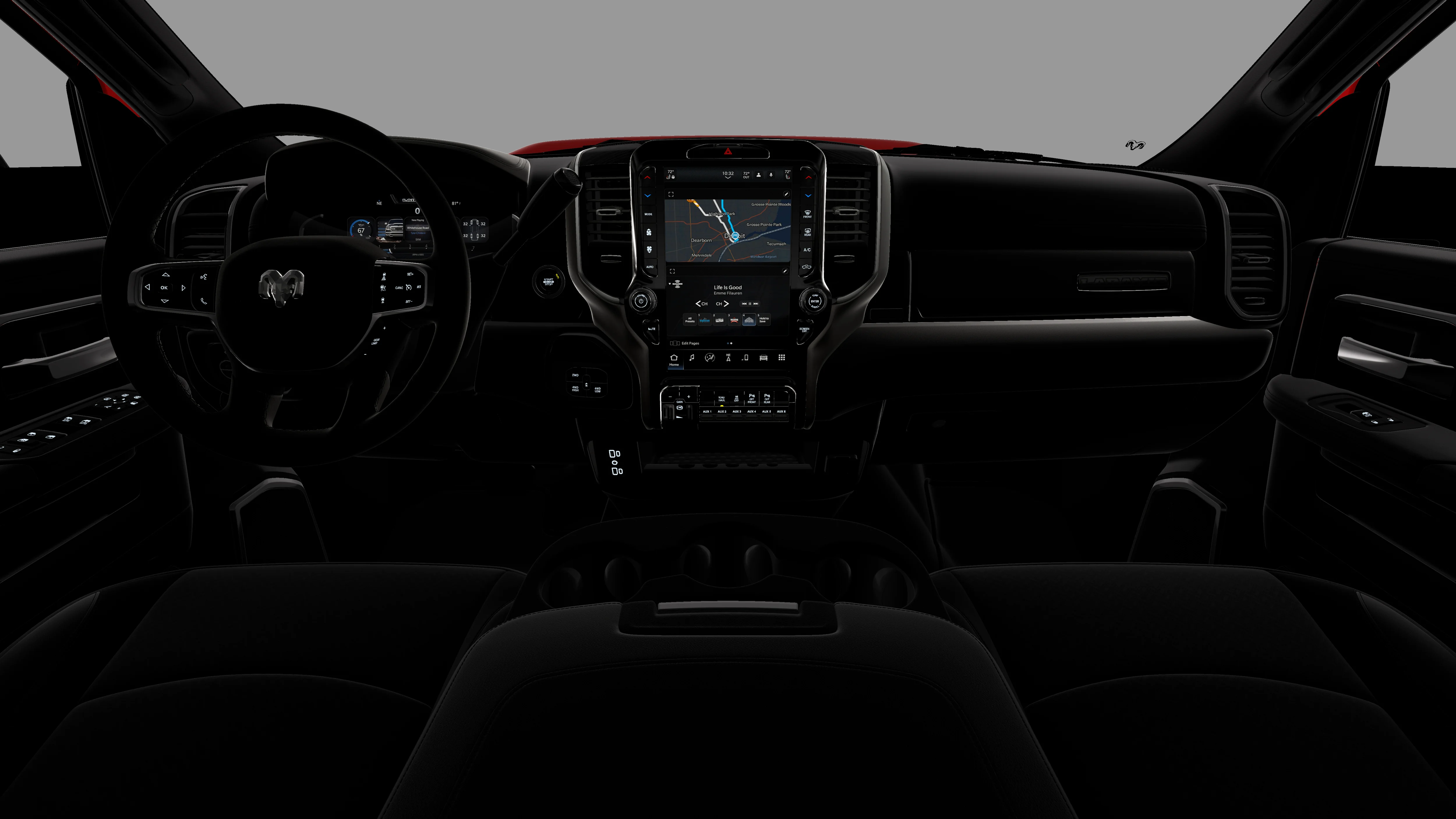 New 2026 Flame Red Clear-Coat Exterior Paint RAM LARAMIE image 18