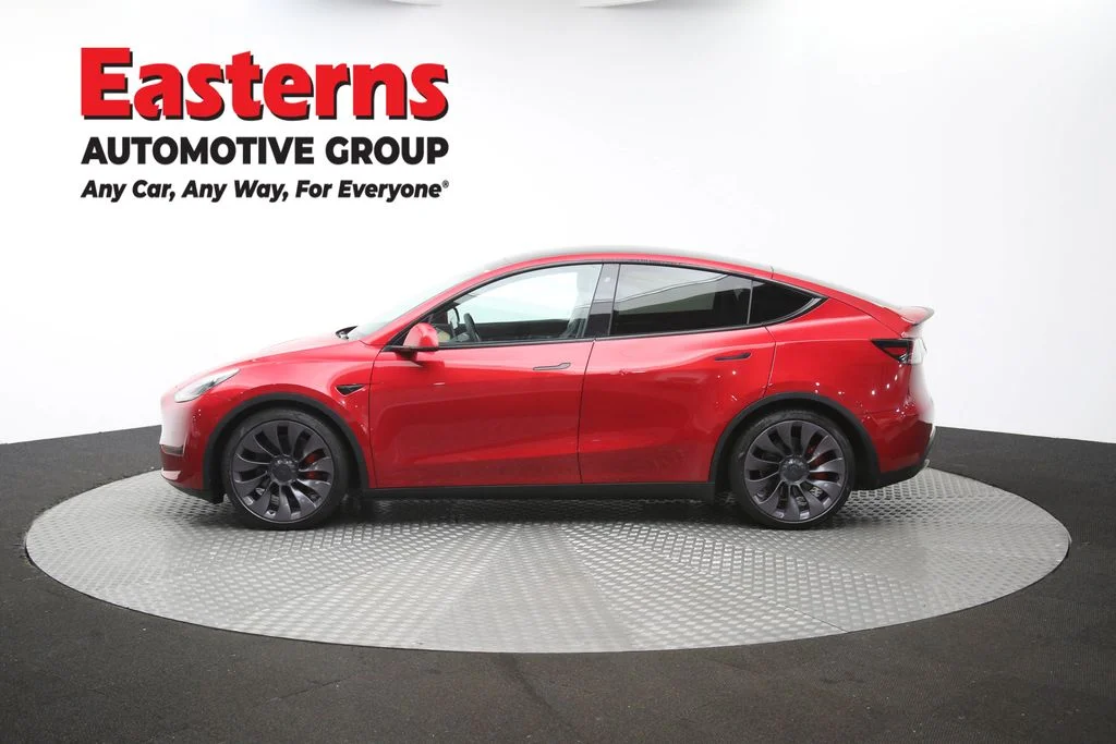 Used 2020 Red Tesla Performance image 55