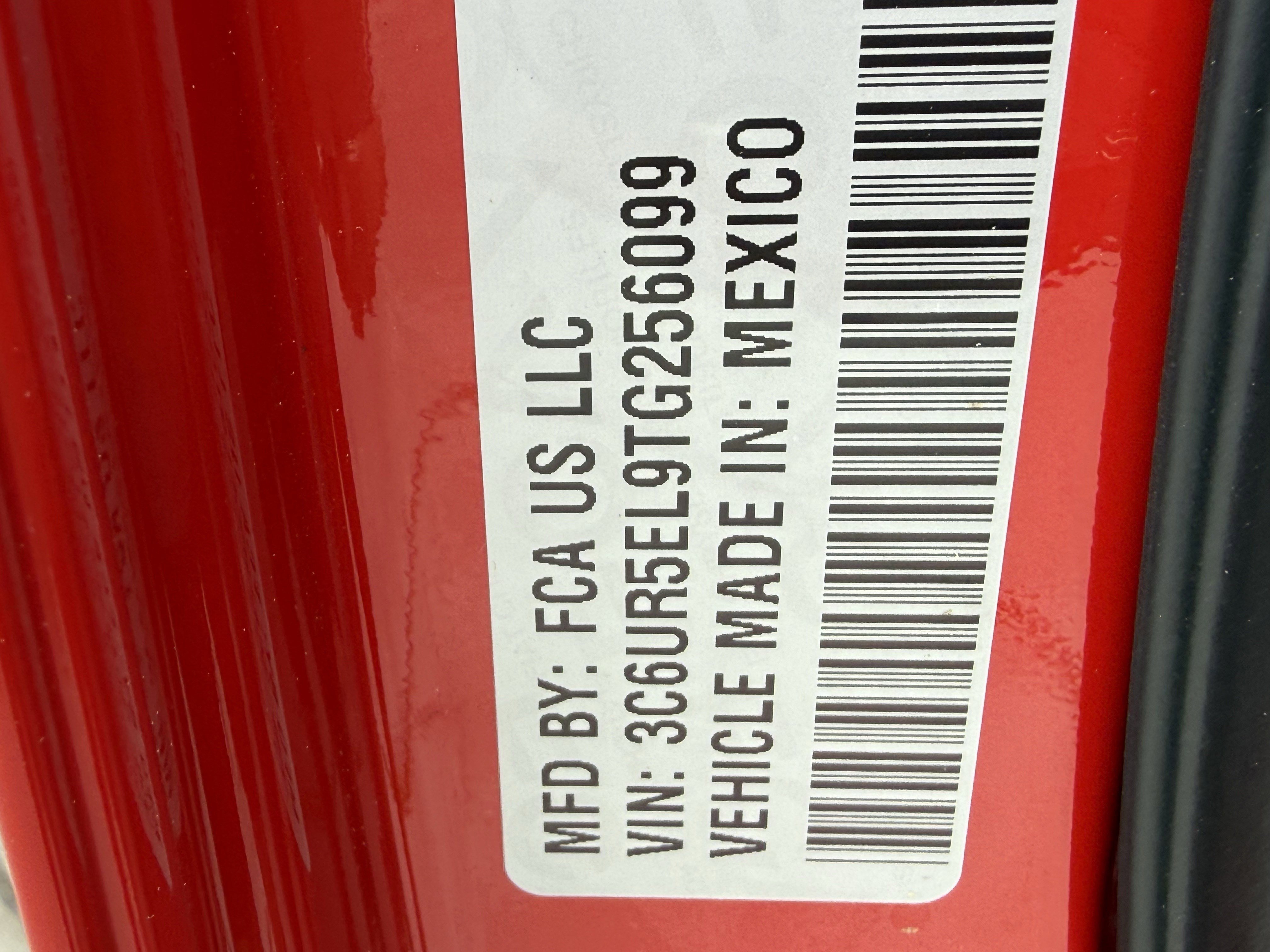 New 2026 Flame Red Clear-Coat Exterior Paint RAM Rebel image 18
