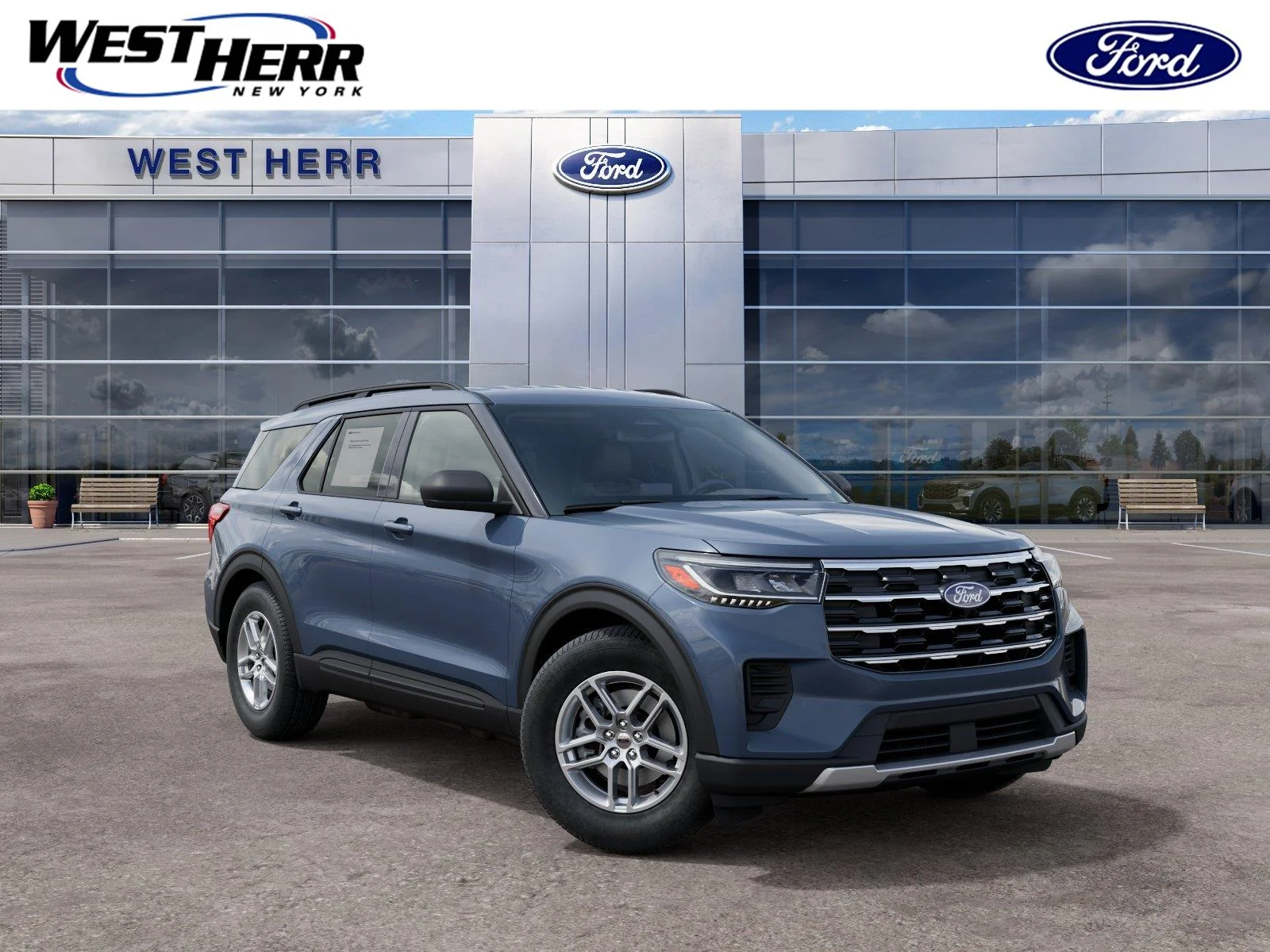 New 2027 Vapor Blue Metallic Ford Active image 1