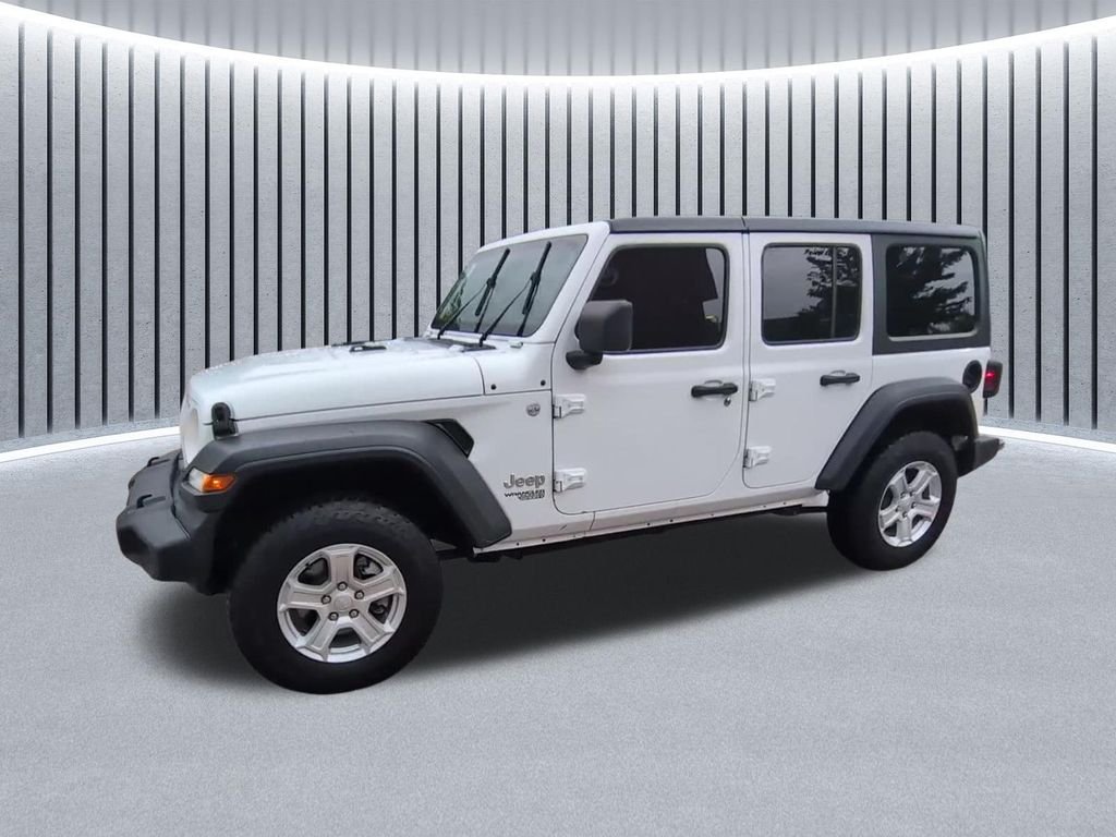 Used 2020 White Jeep Unlimited Sport S image 5