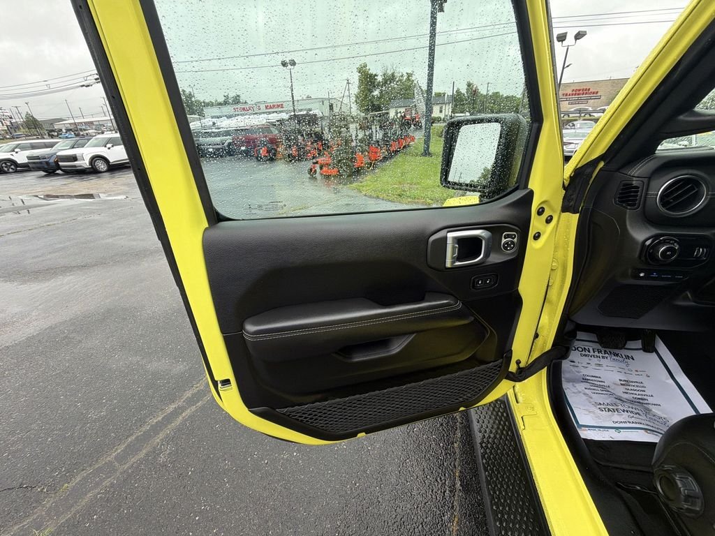 Used 2023 Yellow Jeep Sahara 4xe image 13
