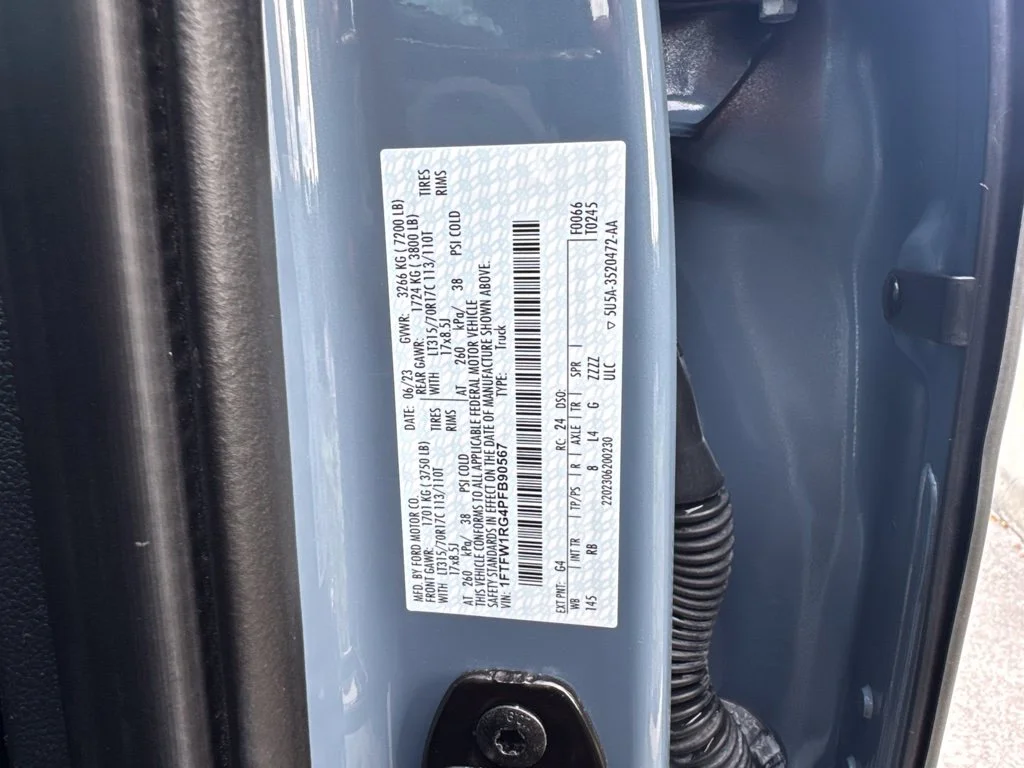 Used 2023 Azure Gray Metallic Ford Raptor image 14