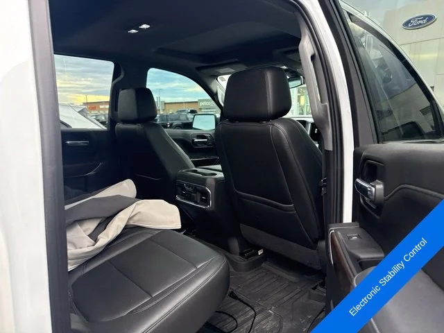 Used 2021 White Frost Tri-Coat GMC SLT image 13