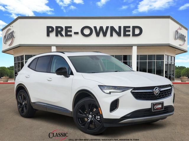 Summit White 2023 Buick Envision Essence AWD SUV / Crossover All-Wheel Drive