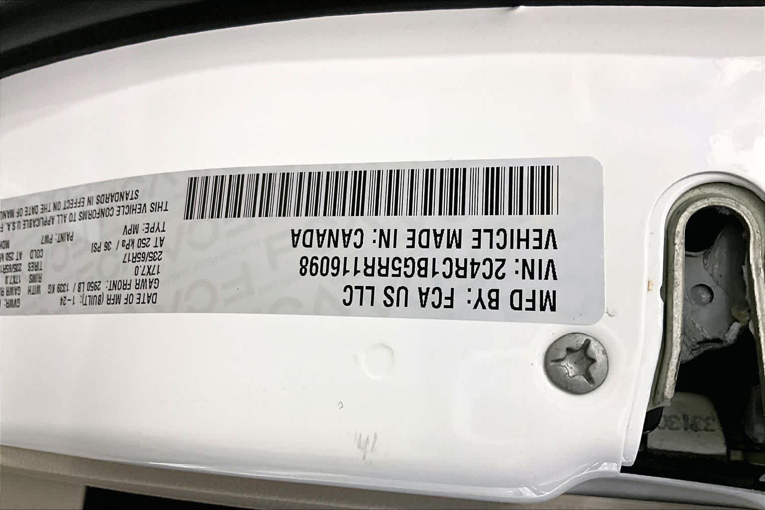 Used 2024 Bright White Clearcoat Chrysler Touring L image 37