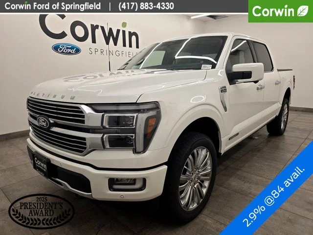 New 2026 Star White Metallic Tri-Coat Ford Platinum® image 1