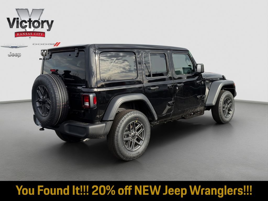 New 2026 Black Clear-Coat Exterior Paint Jeep Sport S image 7