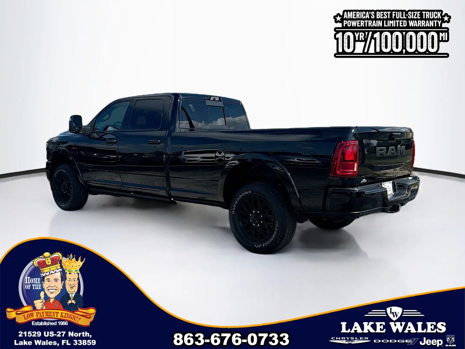 New 2026 Diamond Black Crystal Pearl-Coat Exterior Paint RAM Limited image 4