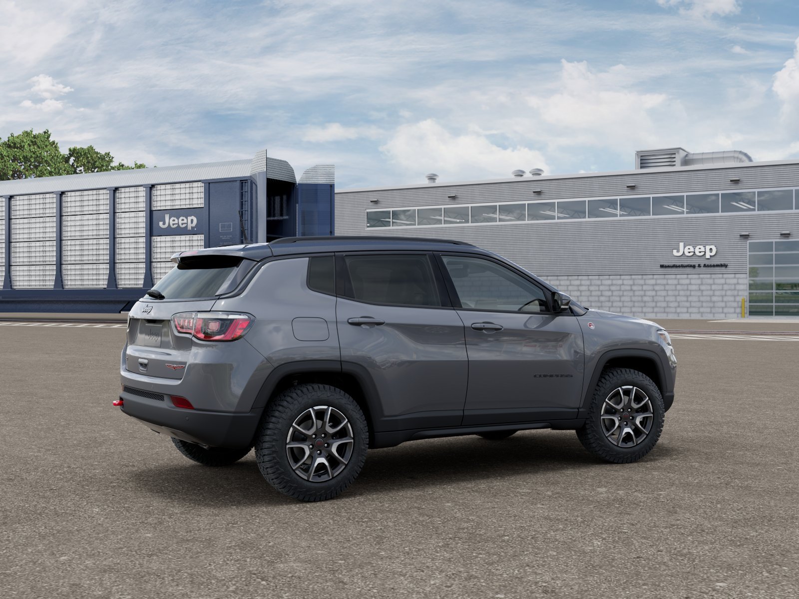 New 2026 Sting-Gray Clear-Coat Exterior Paint Jeep Trailhawk image 2