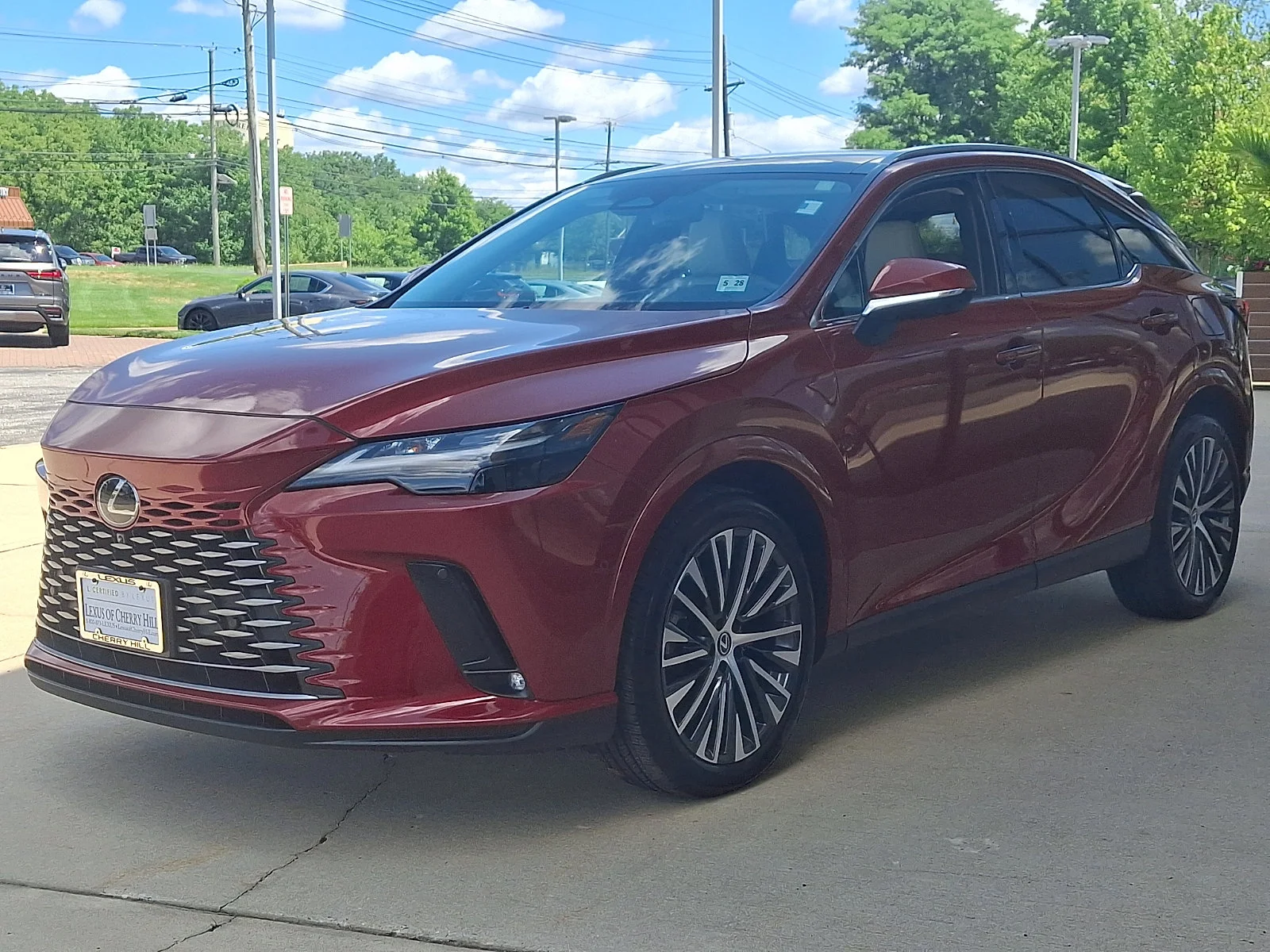 Certified Used 2023 MATADOR RED MICA Lexus  image 3
