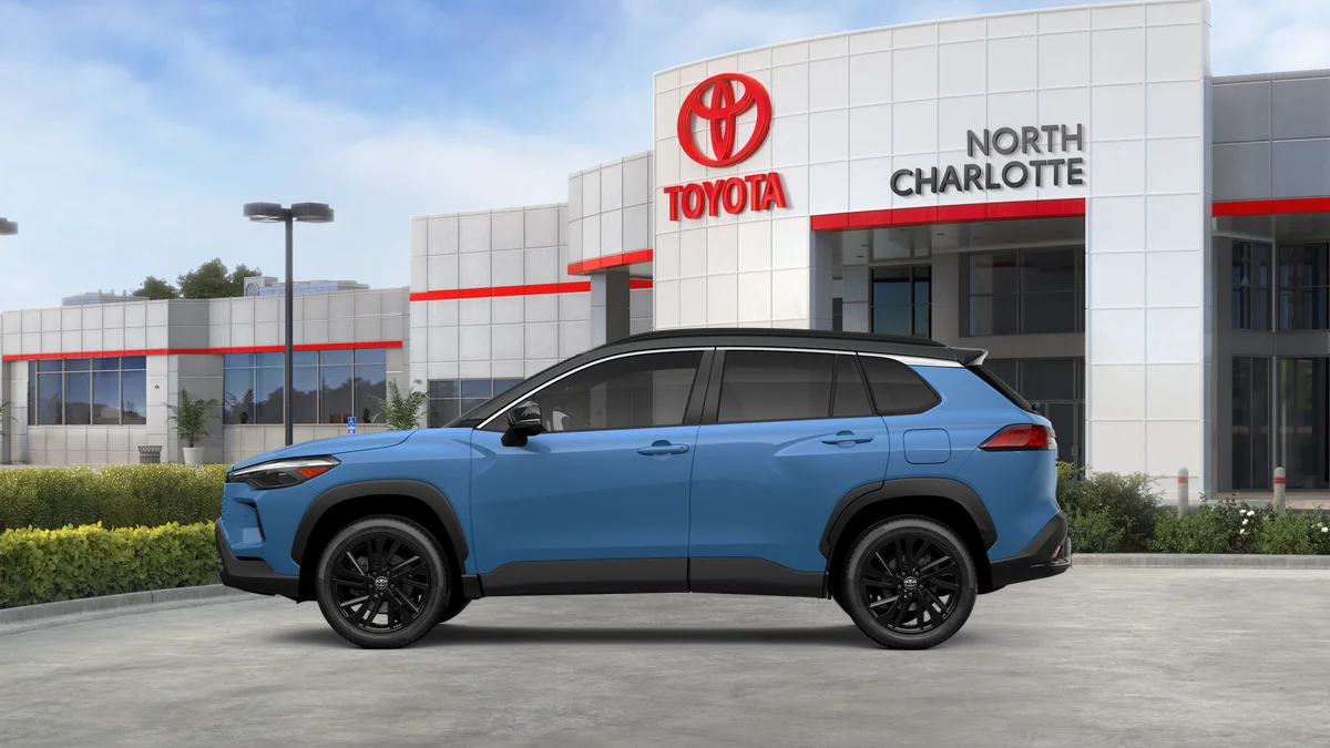 New 2026 Cavalry Blue with Jet Black roof Toyota Hybrid XSE image 65