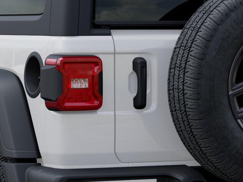 New 2026 Bright White Clear-Coat Exterior Paint Jeep Sport S image 25