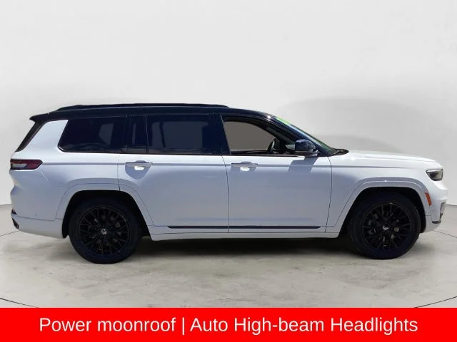 Used 2023 Bright White Clearcoat Jeep Summit image 6