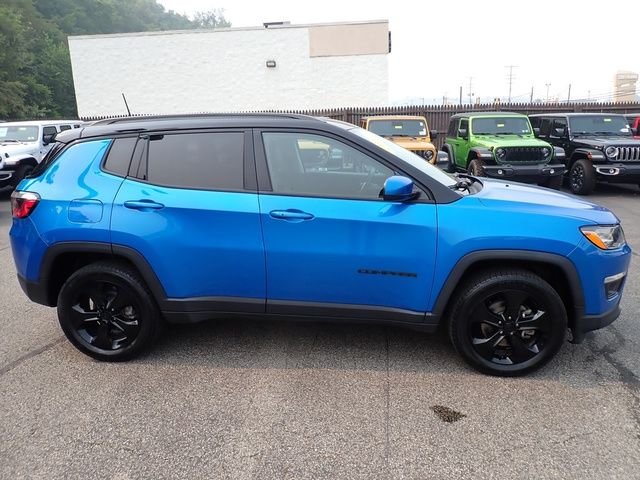 Certified Used 2021 Blue Jeep Latitude image 8