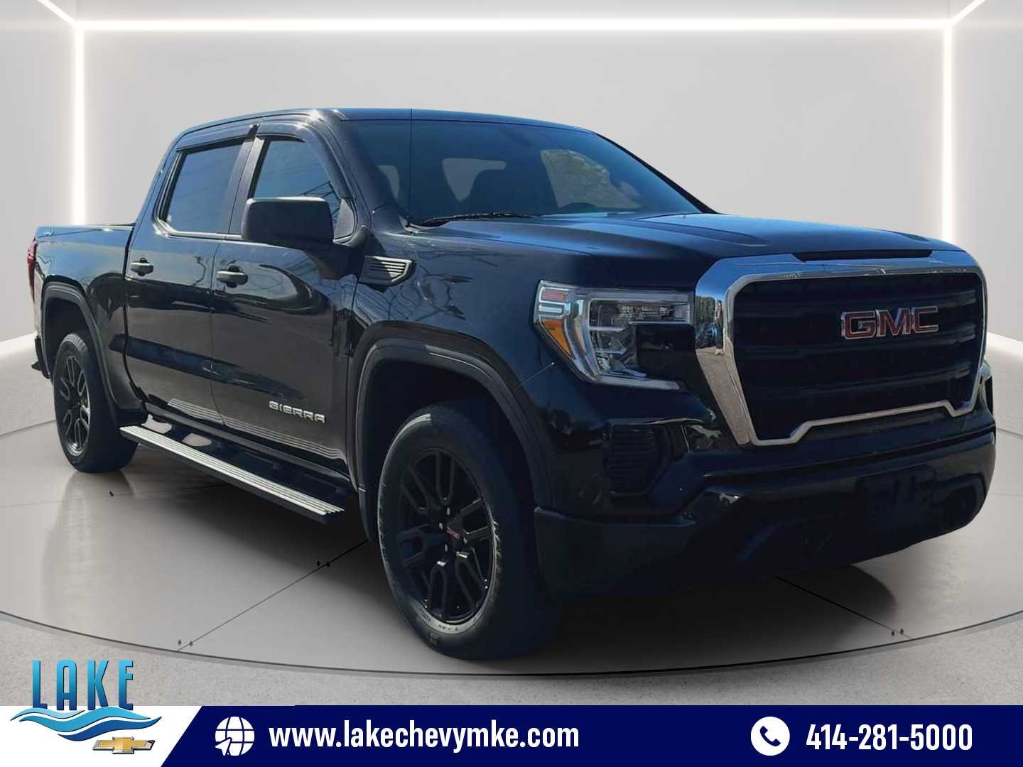 Certified Used 2020 Black GMC 4WD Crew Cab 147" image 1
