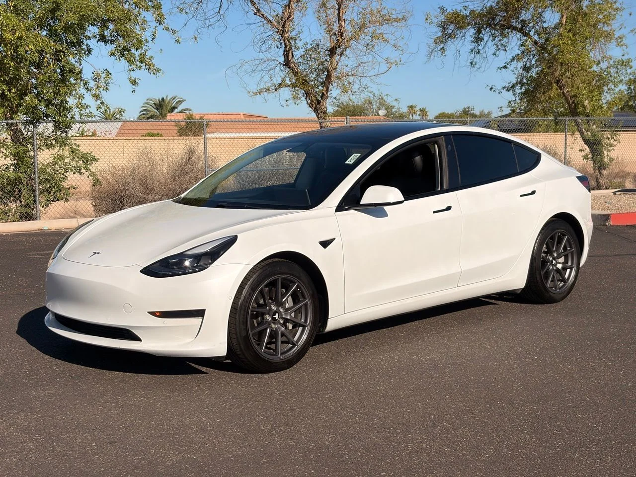 Used 2021 Tesla Model 3 Base with VIN 5YJ3E1EA8MF099793 for sale in Peoria, AZ