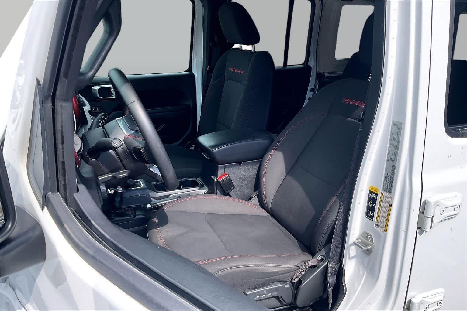 Used 2023 Bright White Clearcoat Jeep Rubicon image 24