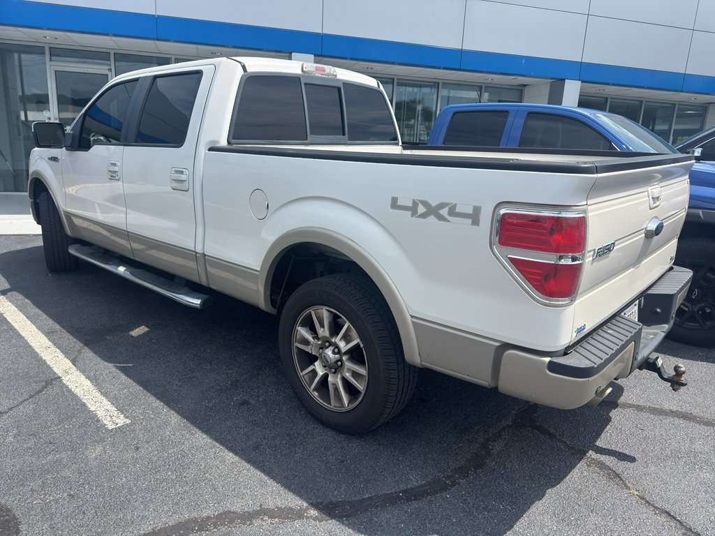 Used 2010 White Platinum Metallic Tri-Coat Ford Lariat image 5