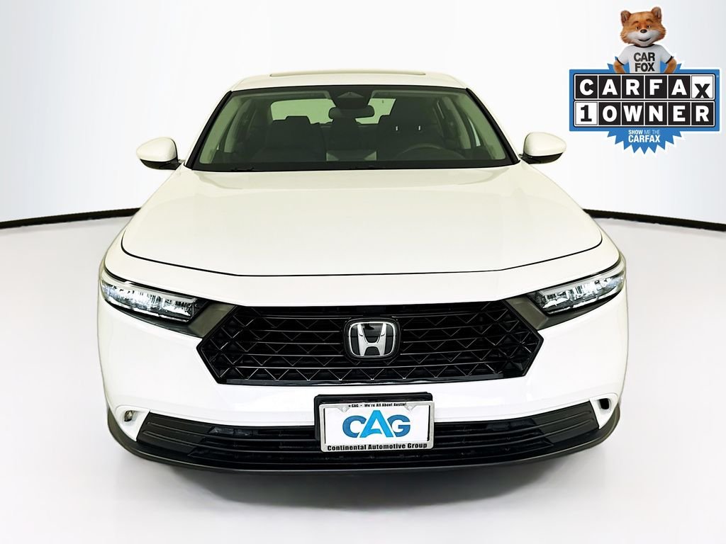 Certified Used 2023 Platinum White Pearl Honda EX image 2