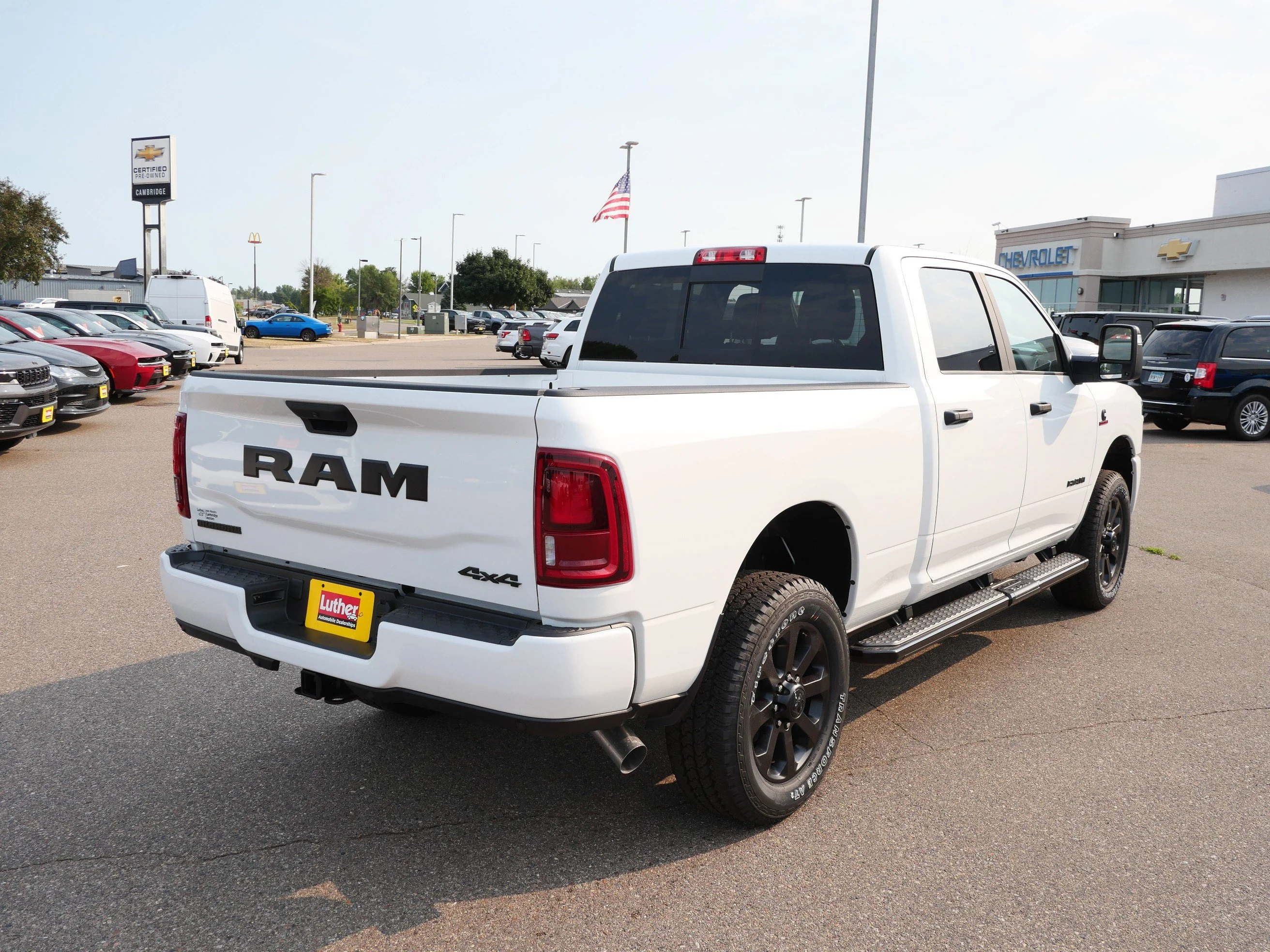 New 2026 Bright White Clear-Coat Exterior Paint RAM Big Horn image 3