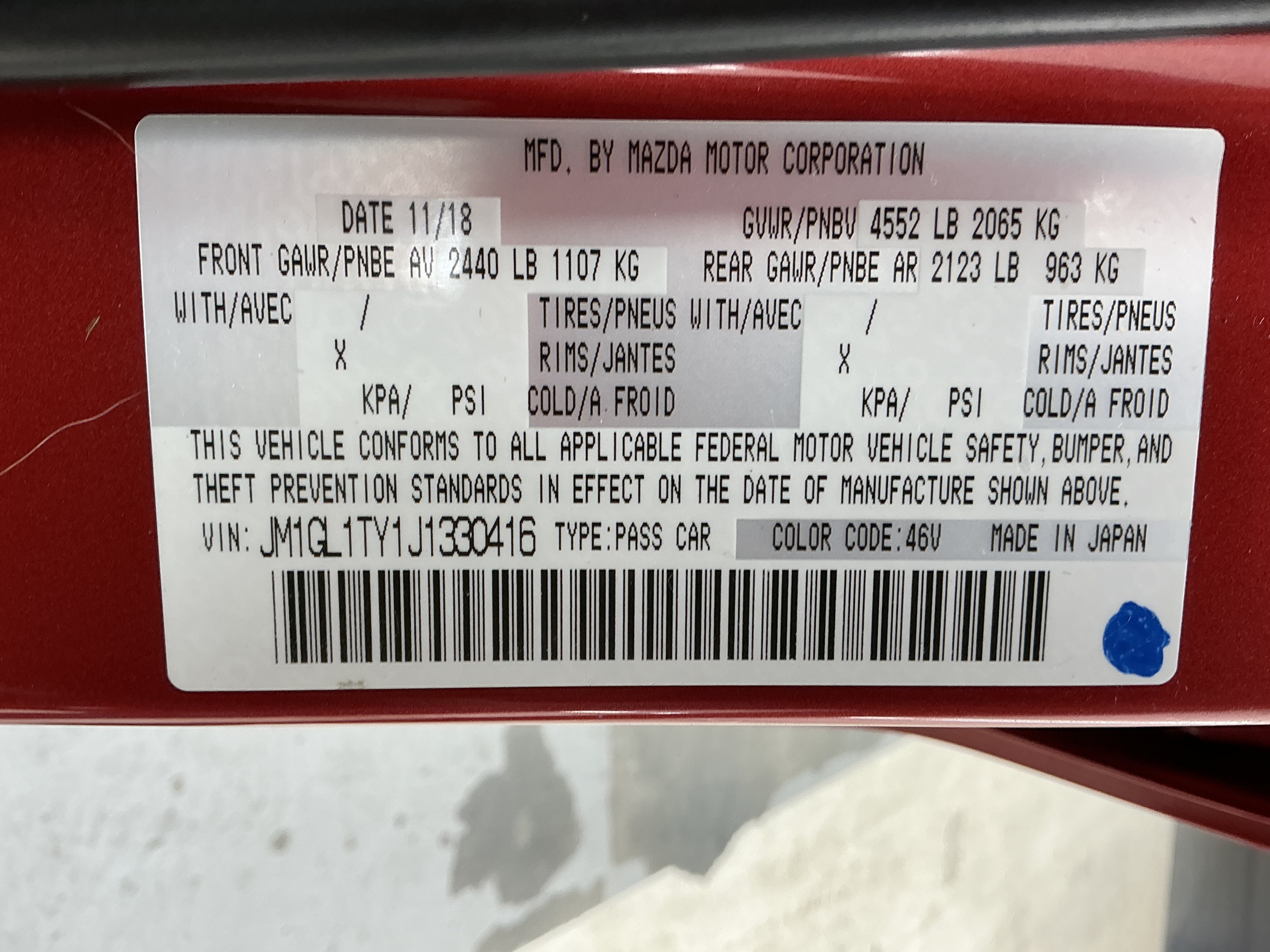 Used 2018 Soul Red Crystal Metallic Mazda Grand Touring image 14