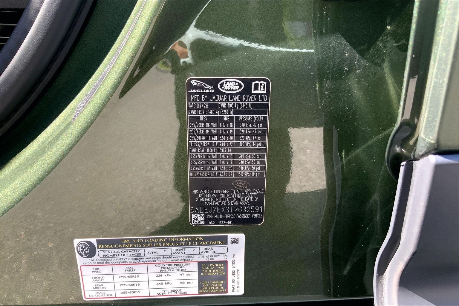 New 2026 Woolstone Green Land Rover S image 18