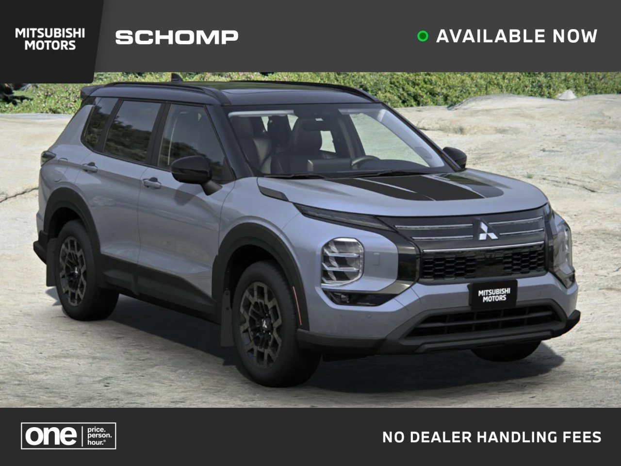 New 2026 Moonstone Gray Metallic/Black Roof Mitsubishi Trail Edition image 1