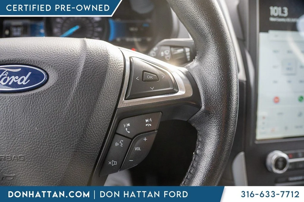 Certified Used 2022 Blue Ford SEL image 13