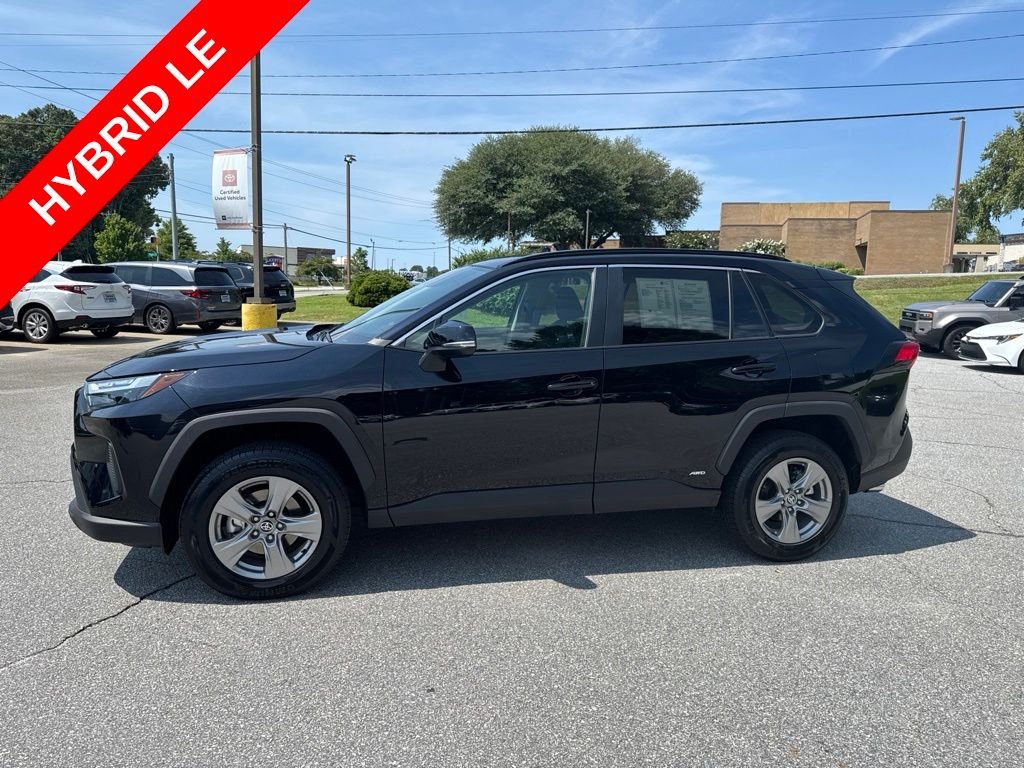 Used 2024 Midnight Black Metallic Toyota LE image 2