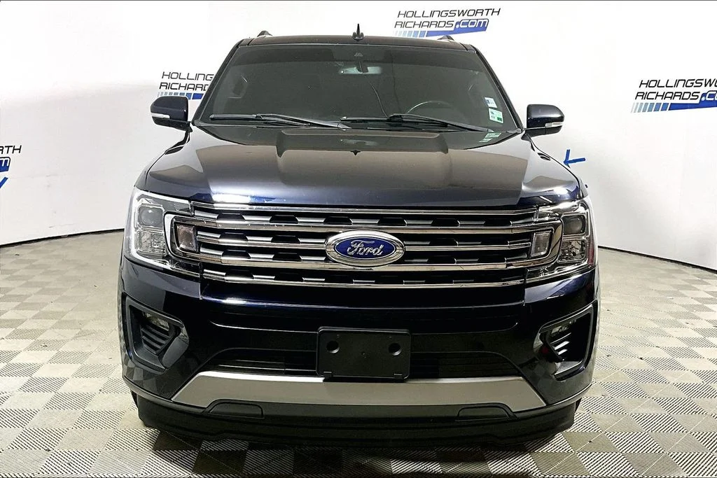 Certified Used 2021 Blue Metallic Ford XLT image 2