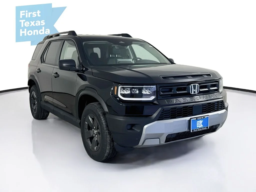 New 2026 Crystal Black Pearl Honda RTL image 1