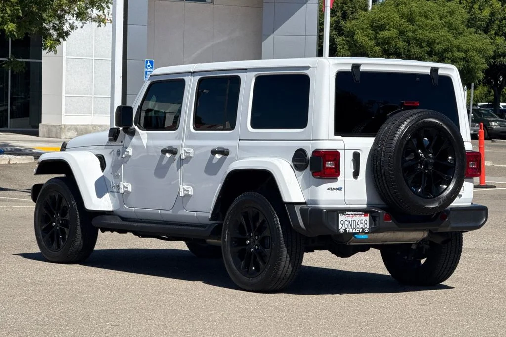 Used 2023 White Jeep Sahara 4xe image 8
