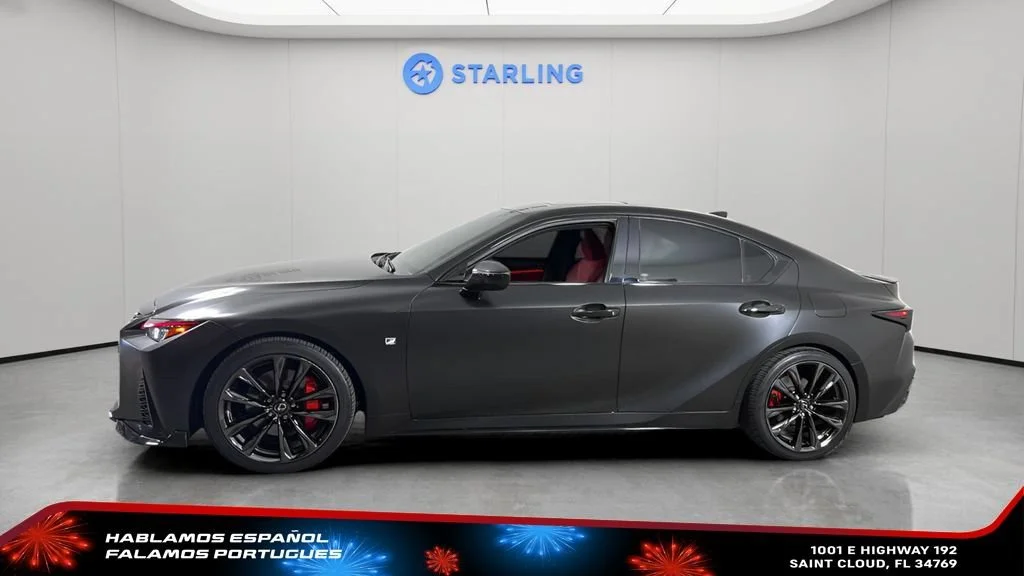 Used 2021 Silver Lexus F SPORT image 2