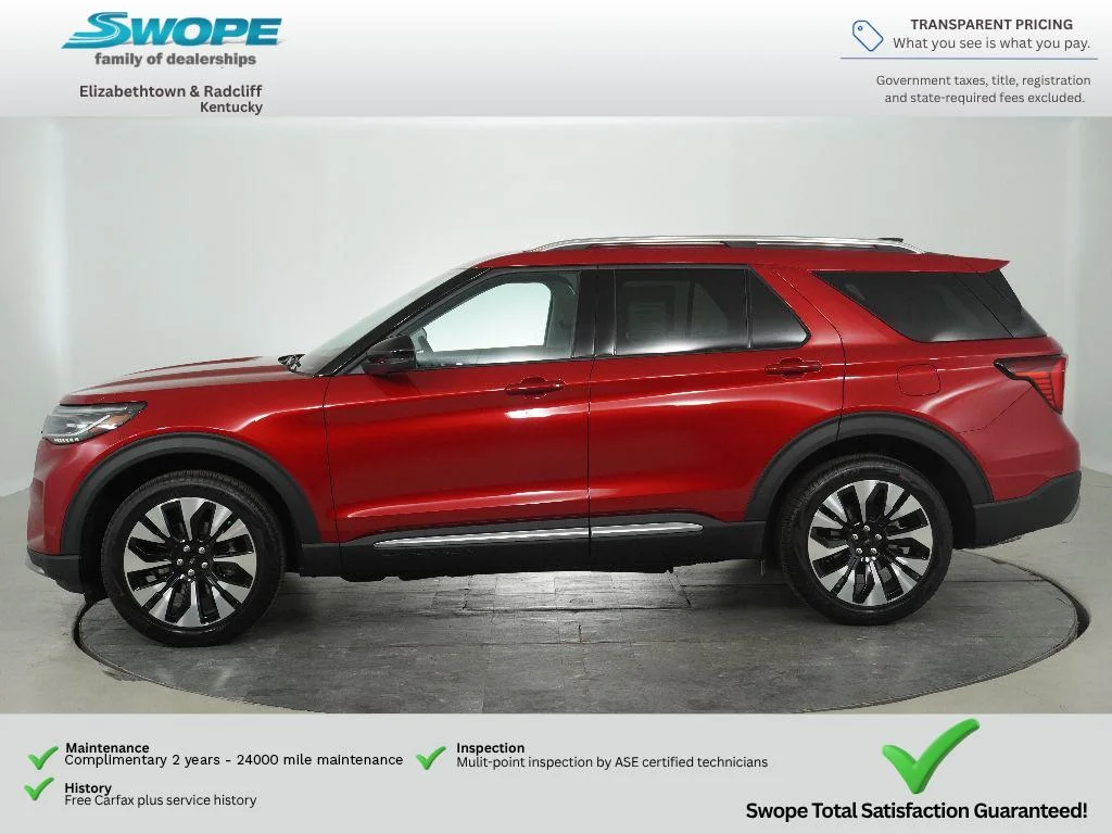 New 2026 Rapid Red Metallic Tinted Clearcoat Ford Platinum™ image 9