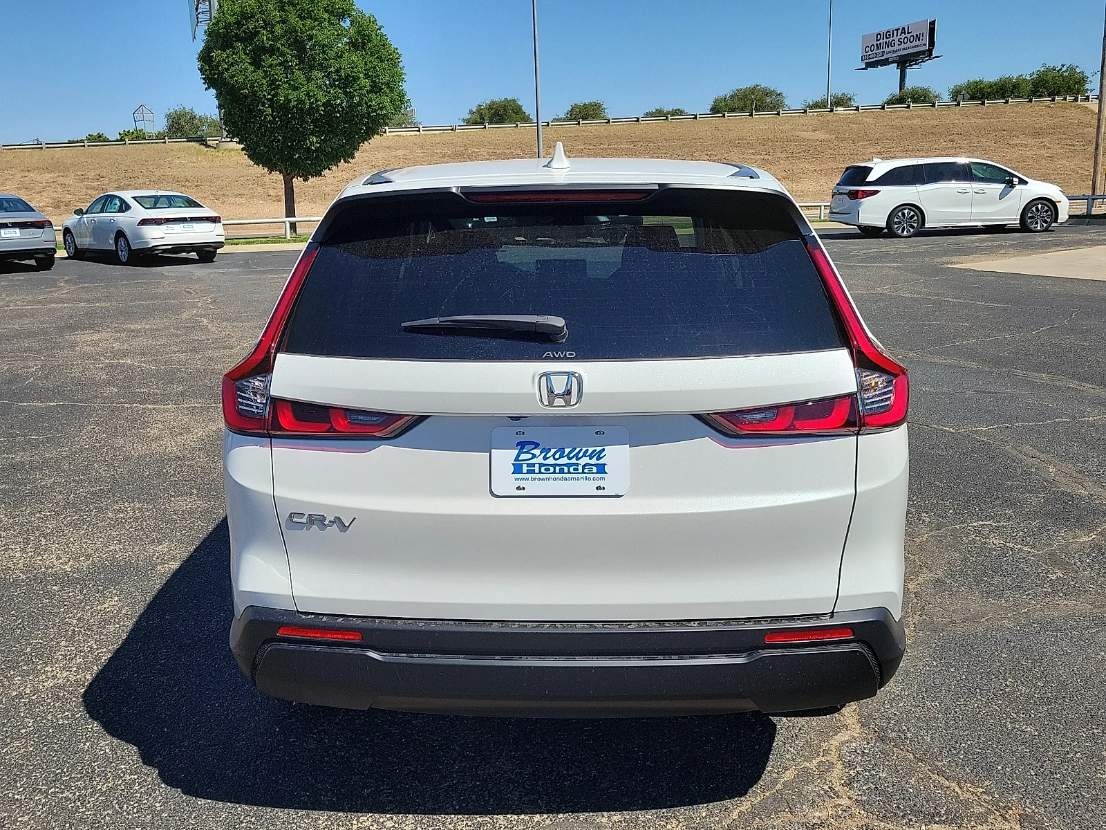 New 2026 Platinum White Pearl Honda EX AWD image 9