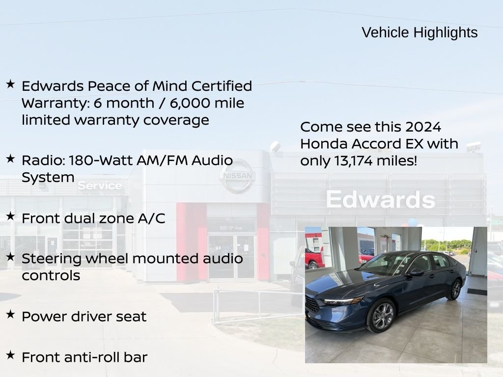 Used 2024 Blue Honda EX image 10