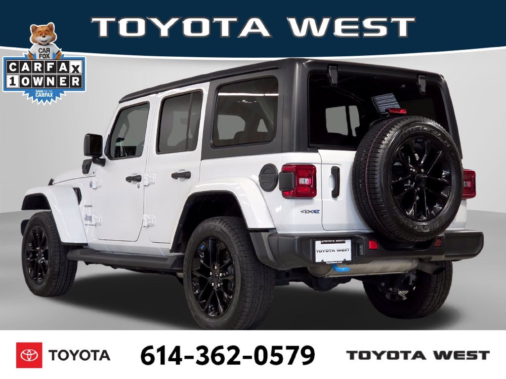 Used 2023 White Jeep Sahara 4xe image 9