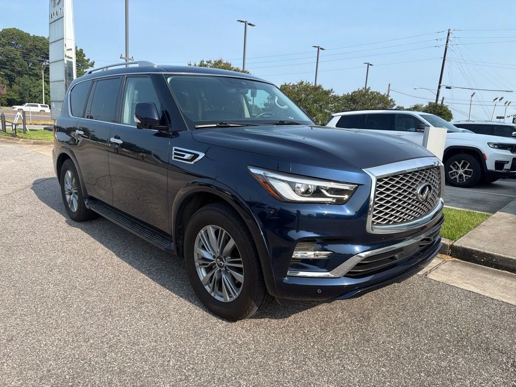 Used 2021 Blue INFINITI LUXE image 3