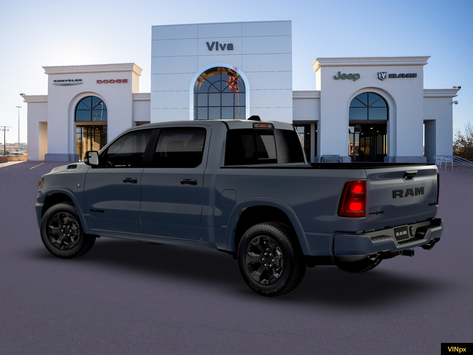 New 2026 Forged Blue Metallic Exterior Paint RAM Big Horn/Lone Star image 16