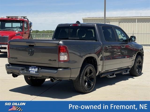Used 2021 Granite Crystal Metallic Clearcoat Ram Big Horn image 4