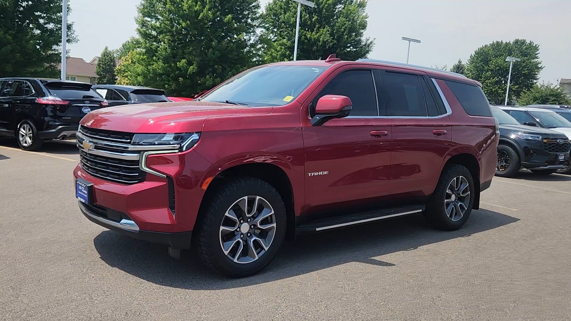 Used 2021 Cherry Red Tintcoat Chevrolet LT image 3