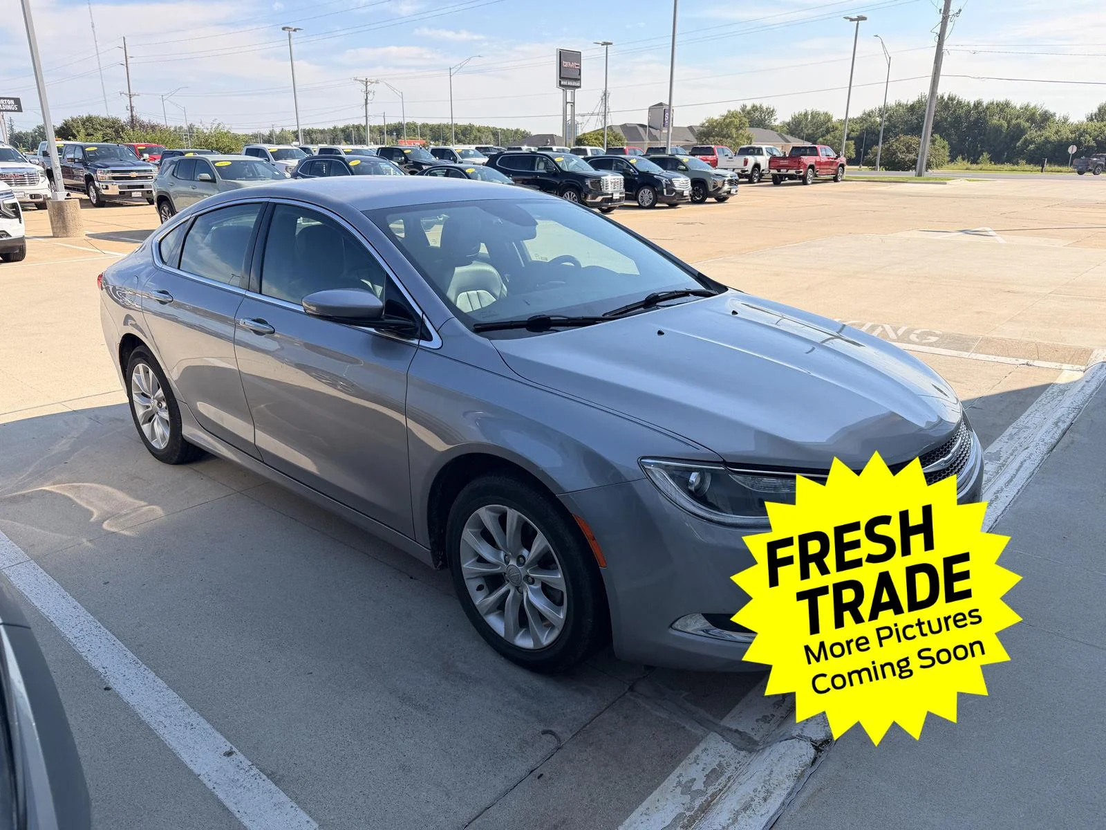 Used 2016 Chrysler 200 C with VIN 1C3CCCCB8GN110055 for sale in Charles City, IA