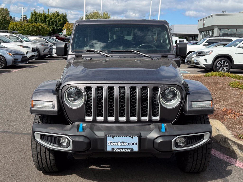 Used 2023 Granite Crystal Metallic Clearcoat Jeep Sahara 4xe image 3