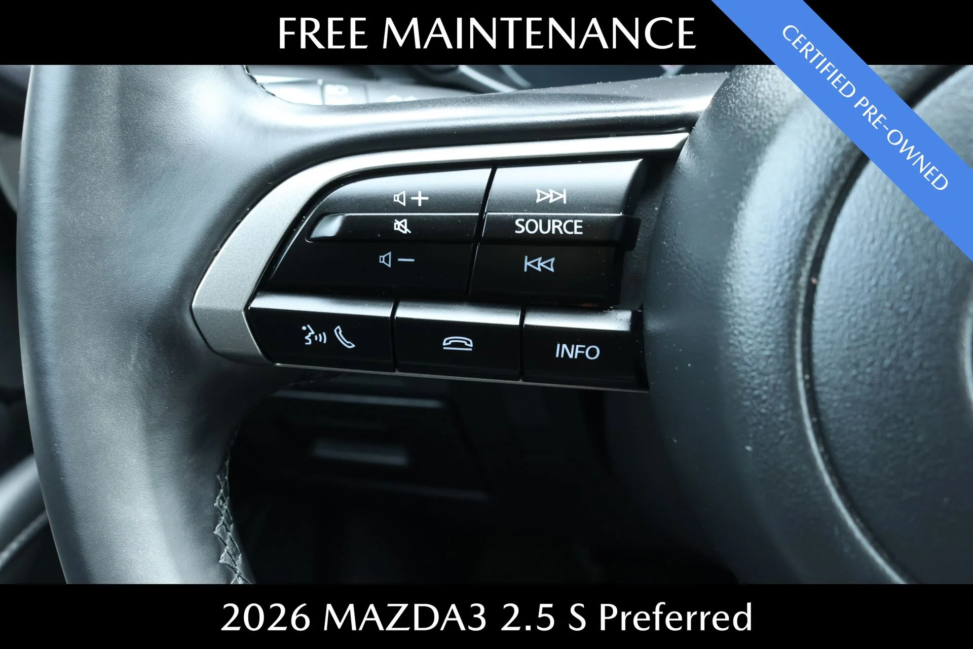 Certified Used 2026 Black Mazda 2.5 S Preferred image 9